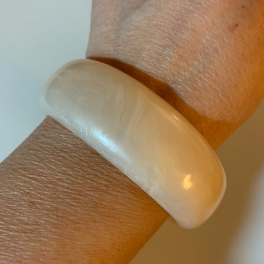Vintage Lucite Marble Bangle